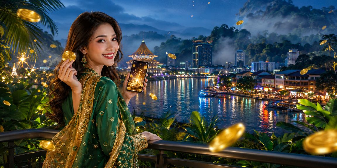 Pemain Kuching bermain slot mudah alih semasa Hari Raya di kiss4d