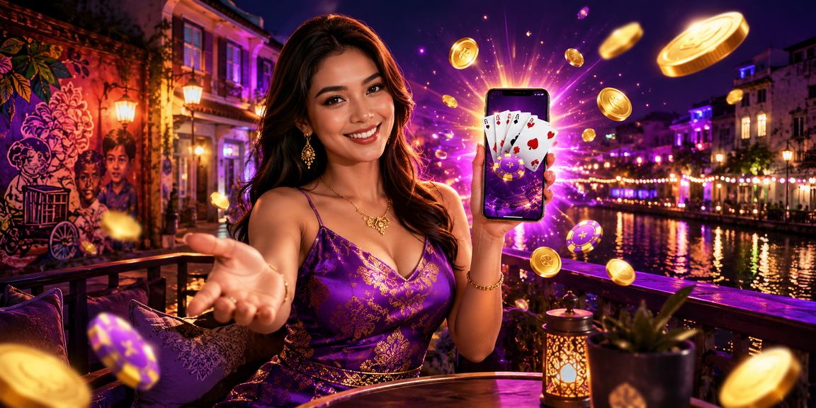 Pemain Penang menikmati permainan kad dan slot dalam talian melalui telefon bimbit